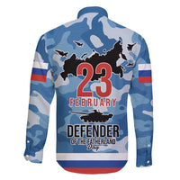 Russia Defender of the Fatherland Day Family Matching Off Shoulder Maxi Dress and Hawaiian Shirt 23th February LT17 - Wonder Print Shop