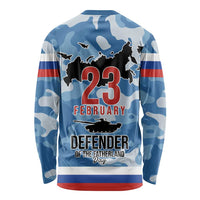 Russia Defender of the Fatherland Day Long Sleeve Shirt 23th February LT17 - Wonder Print Shop