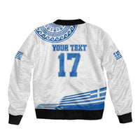 Custom Greece Basketball Champions Bomber Jacket Sporty Style with Eagle Mascot