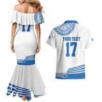 Custom Greece Basketball Champions Couples Matching Mermaid Dress and Hawaiian Shirt Sporty Style with Eagle Mascot