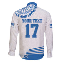 Custom Greece Basketball Champions Family Matching Long Sleeve Bodycon Dress and Hawaiian Shirt Sporty Style with Eagle Mascot