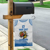 Custom Greece Basketball Champions Garden Flag Sporty Style with Eagle Mascot