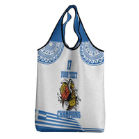 Custom Greece Basketball Champions Grocery Bag Sporty Style with Eagle Mascot
