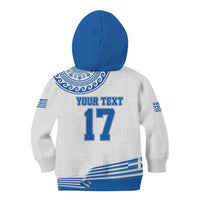Custom Greece Basketball Champions Kid Hoodie Sporty Style with Eagle Mascot