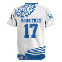 Custom Greece Basketball Champions Rugby Jersey Sporty Style with Eagle Mascot