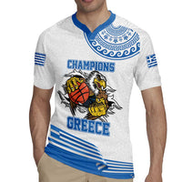 Custom Greece Basketball Champions Rugby Jersey Sporty Style with Eagle Mascot