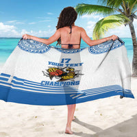 Custom Greece Basketball Champions Sarong Sporty Style with Eagle Mascot