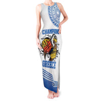 Custom Greece Basketball Champions Tank Maxi Dress Sporty Style with Eagle Mascot