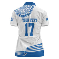 Custom Greece Basketball Champions Women Polo Shirt Sporty Style with Eagle Mascot