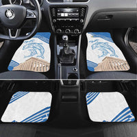 Personalized Greece Greek Independence Day Car Mats Dolphin and Parthenon