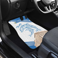 Personalized Greece Greek Independence Day Car Mats Dolphin and Parthenon