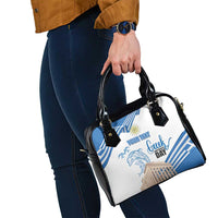 Personalized Greece Greek Independence Day Shoulder Handbag Dolphin and Parthenon