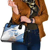 Personalized Greece Greek Independence Day Shoulder Handbag Dolphin and Parthenon