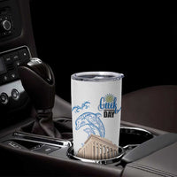 Personalized Greece Greek Independence Day Tumbler Cup Dolphin and Parthenon