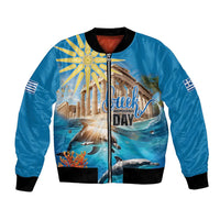 Greece Independence Day 25th March Bomber Jacket Scenery in Greece