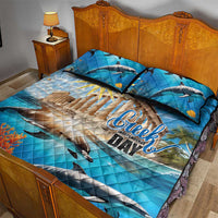 Greece Independence Day 25th March Quilt Bed Set Scenery in Greece