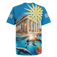 Greece Independence Day 25th March Rugby Jersey Scenery in Greece