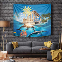 Greece Independence Day 25th March Tapestry Scenery in Greece