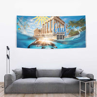 Greece Independence Day 25th March Tapestry Scenery in Greece