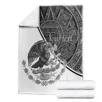 Personalized Mexico Aztec Calendar Blanket Flag and Coat of Arms