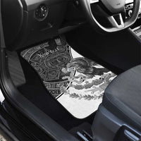 Personalized Mexico Aztec Calendar Car Mats Flag and Coat of Arms