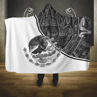 Personalized Mexico Aztec Calendar Hooded Blanket Flag and Coat of Arms