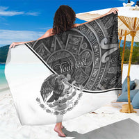 Personalized Mexico Aztec Calendar Sarong Flag and Coat of Arms