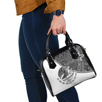 Personalized Mexico Aztec Calendar Shoulder Handbag Flag and Coat of Arms