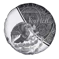 Personalized Mexico Aztec Calendar Spare Tire Cover Flag and Coat of Arms