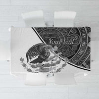 Personalized Mexico Aztec Calendar Tablecloth Flag and Coat of Arms