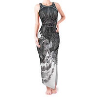 Personalized Mexico Aztec Calendar Tank Maxi Dress Flag and Coat of Arms
