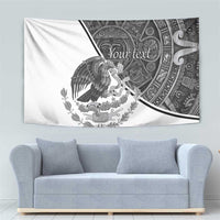 Personalized Mexico Aztec Calendar Tapestry Flag and Coat of Arms