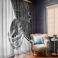 Personalized Mexico Aztec Calendar Window Curtain Flag and Coat of Arms