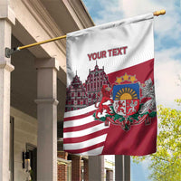 Personalized Riga Town Hall Square Latvia Garden Flag Coat of Arms