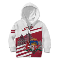 Personalized Riga Town Hall Square Latvia Kid Hoodie Coat of Arms