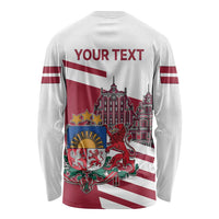 Personalized Riga Town Hall Square Latvia Long Sleeve Shirt Coat of Arms