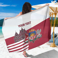 Personalized Riga Town Hall Square Latvia Sarong Coat of Arms