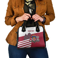Personalized Riga Town Hall Square Latvia Shoulder Handbag Coat of Arms
