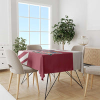 Personalized Riga Town Hall Square Latvia Tablecloth Coat of Arms