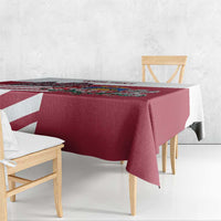 Personalized Riga Town Hall Square Latvia Tablecloth Coat of Arms