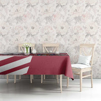 Personalized Riga Town Hall Square Latvia Tablecloth Coat of Arms