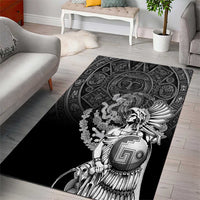Mexico Aztec Warrior Area Rug Huitzilopochtli With Aztec Calendar