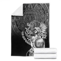 Mexico Aztec Warrior Blanket Huitzilopochtli With Aztec Calendar