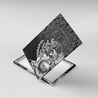 Mexico Aztec Warrior Canvas Wall Art Huitzilopochtli With Aztec Calendar