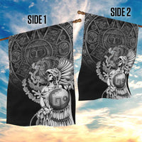 Mexico Aztec Warrior Garden Flag Huitzilopochtli With Aztec Calendar