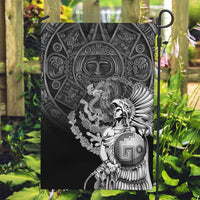 Mexico Aztec Warrior Garden Flag Huitzilopochtli With Aztec Calendar