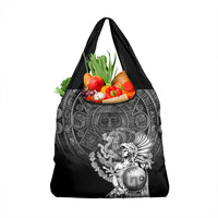Mexico Aztec Warrior Grocery Bag Huitzilopochtli With Aztec Calendar