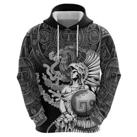 Mexico Aztec Warrior Hoodie Huitzilopochtli With Aztec Calendar