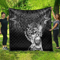 Mexico Aztec Warrior Quilt Huitzilopochtli With Aztec Calendar