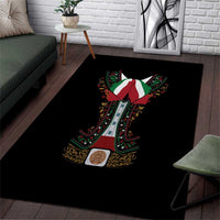 Mexico Cinco de Mayo Area Rug Charro Suit Style